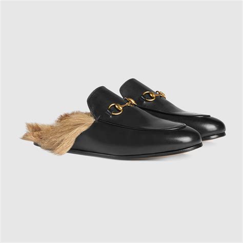 gucci princetown leather slipper